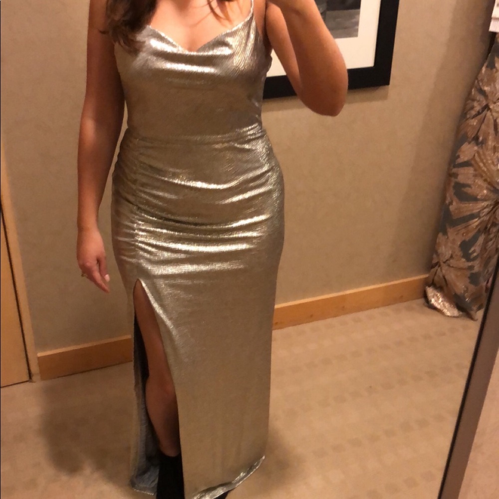 Brand new Gold Evening Gown